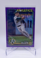 2024 Topps Baseball Nick Allen #599 PURPLE FOIL Oakland Athletics /799