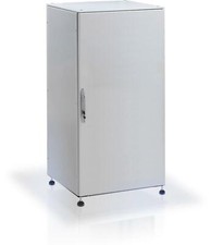 Techly Professional Armadio rack 19'' a pavimento 25U grigio IP55 porta cieca pr