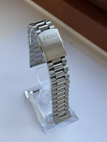 Seiko jubilee 18mm strap bracelet stainless steel with straight lug ends BARGAIN - Picture 2 of 9