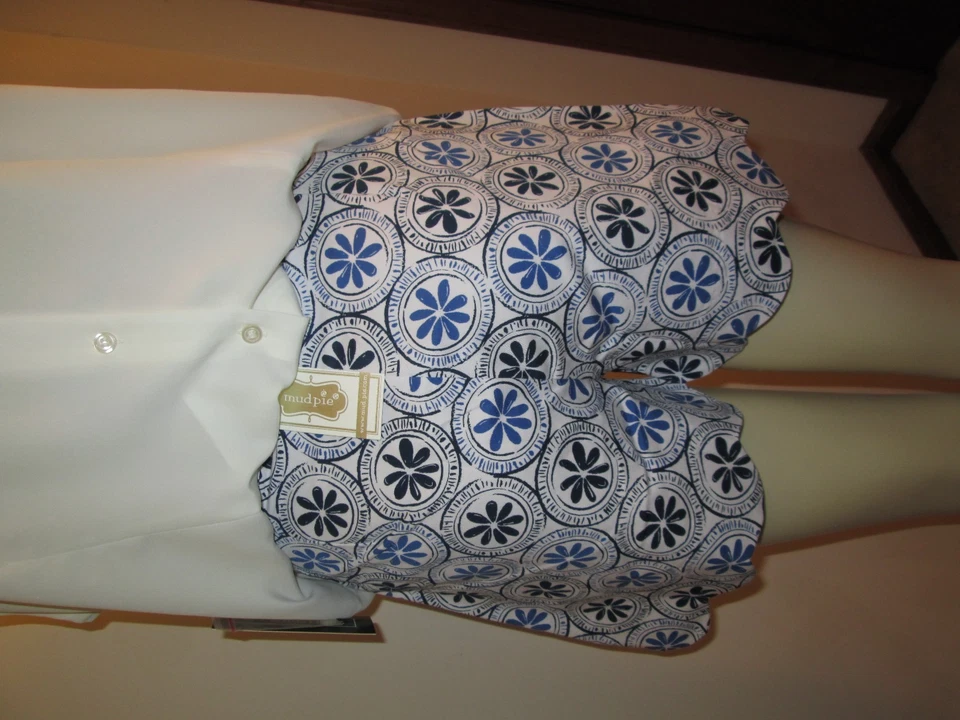 Синий зубчатый Серена шорты на грязи пирог, размер маленький (4-6), новый с Ярлыками - Изображение 3 из 4