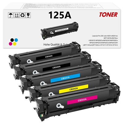 TONER für HP COLOR LASERJET CM1312MFP CM1312NFI CP1210 CP1215N CP1217 125A