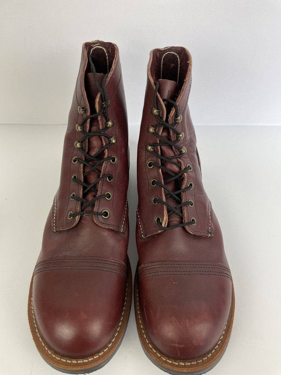 Red Wing 8119 Heritage Iron Ranger Oxblood Cap Toe Boots Red Wing 8119 Heritage Iron Ranger Oxblood Cap Toe Boots