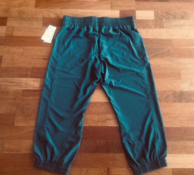Zella Out & About Crop Joggers Zelflex Green Women Large NWT | eBay
