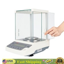 120 x 0.0001g 0.1mg Digital Electronic Analytical Balance Precision Lab Scale