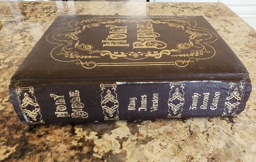 KJV King James Version 1970 Family Record Edition Holy Bible Hardcover *Read* - Picture 6 of 12