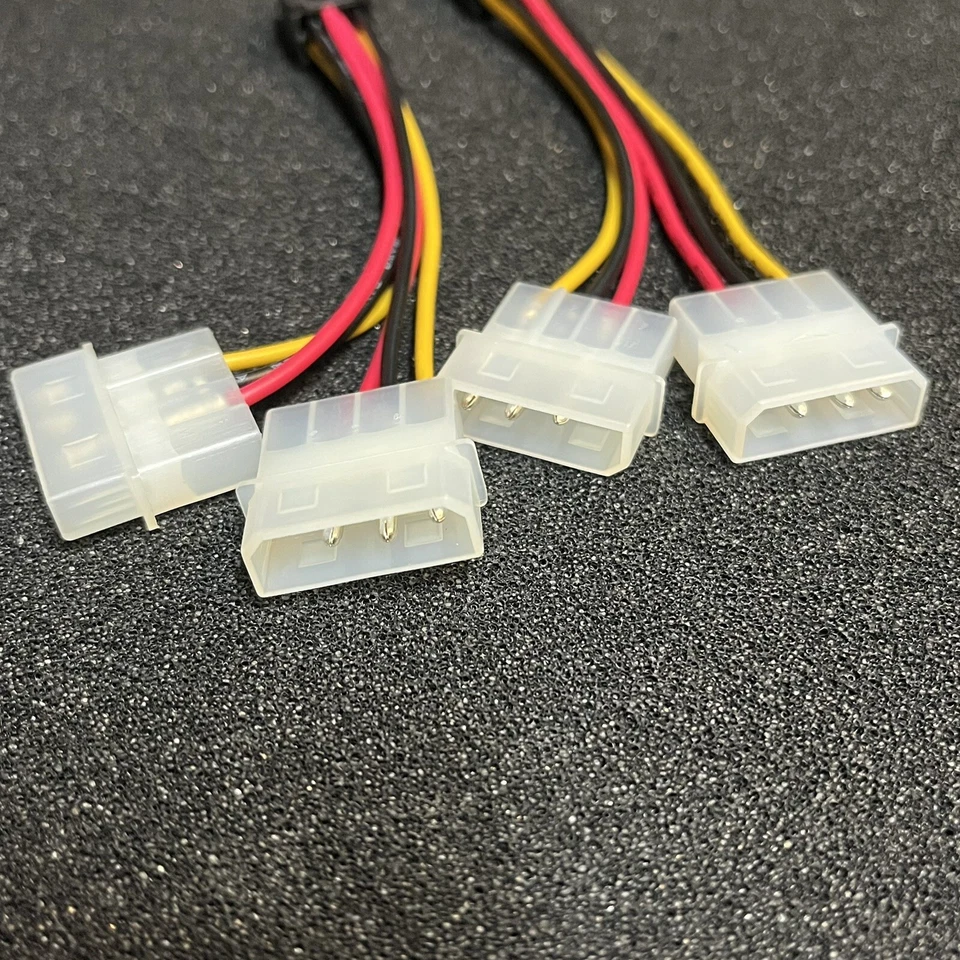 2pcs Dual Molex To 6 Pin PCI-e Power For Graphic Cards - Image 3 of 3