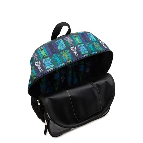 Minecraft Backpack 6 Piece Set, 17" Backpack, Lunch Box, Pencil Case, Key chain - 第 5/6 張圖片