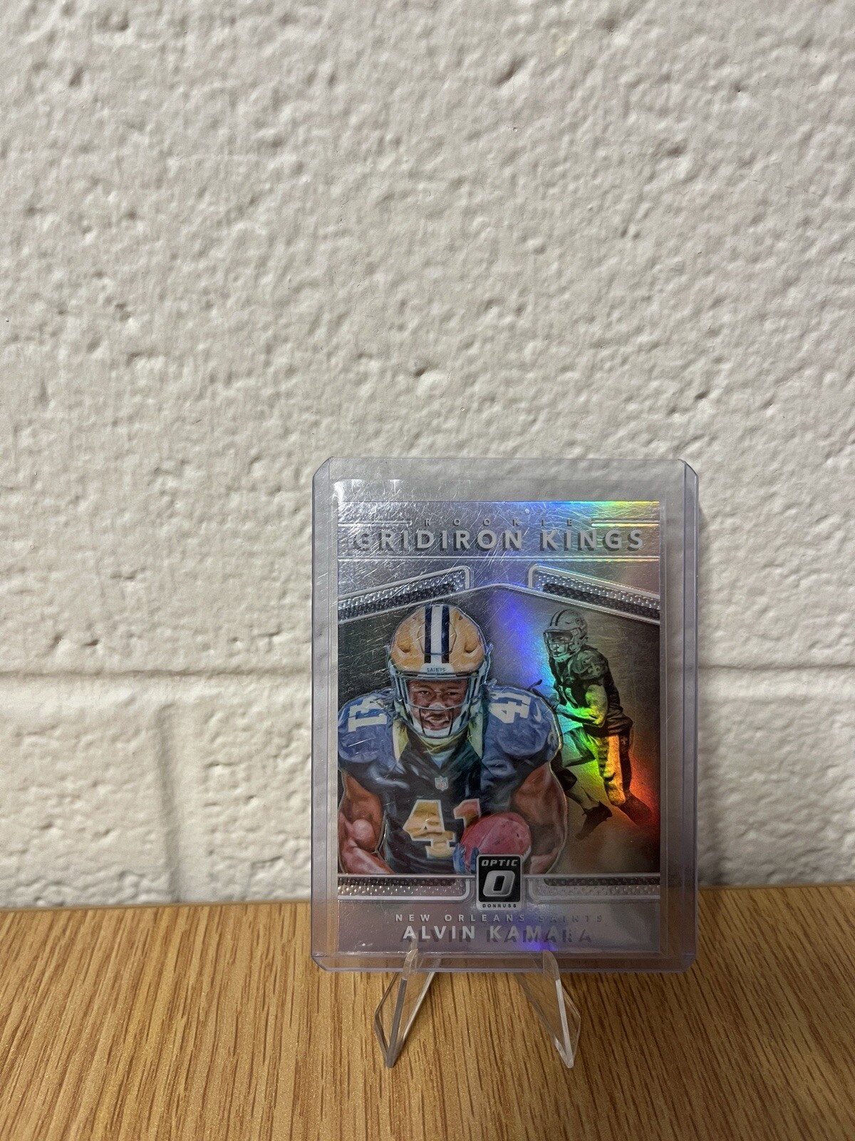 2017 Donruss Optic Holo- Rookie Gridiron Kings #11 Alvin Kamara (RC)