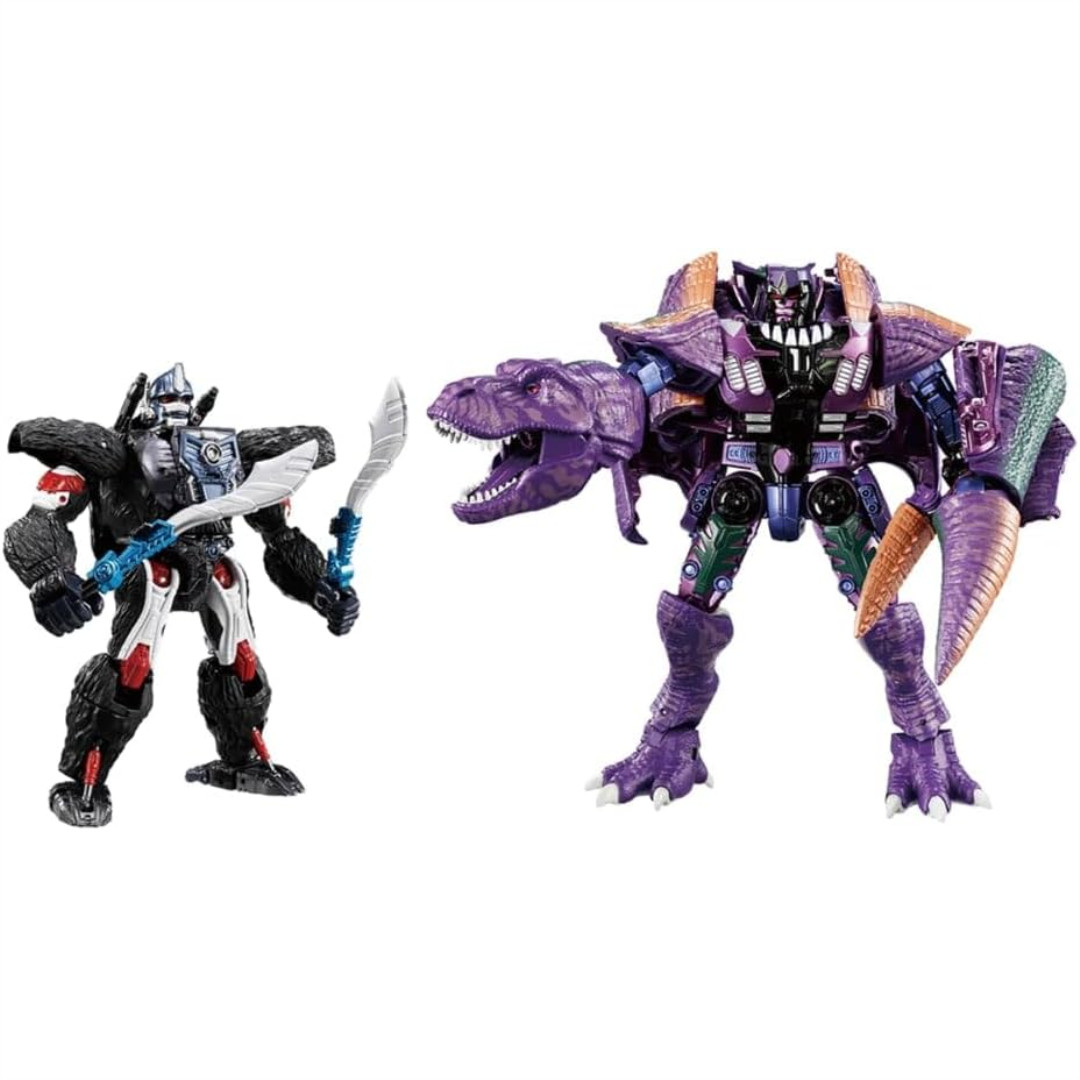Transformers Beast Wars Optimus Primal Vs Megatron Figures (Japanese Packaging) - Image 2