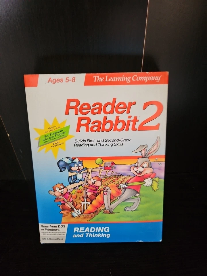 Reader Rabbit 2;IBM,Tandy & compatibles DOS program disc Learning Company Trl8#5 - Image 2 of 4
