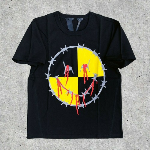 vlone smiley face t shirt