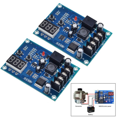 2X Battery Charge Controller Protection Module w/ LED Voltmeter XH-M603 12V 24V