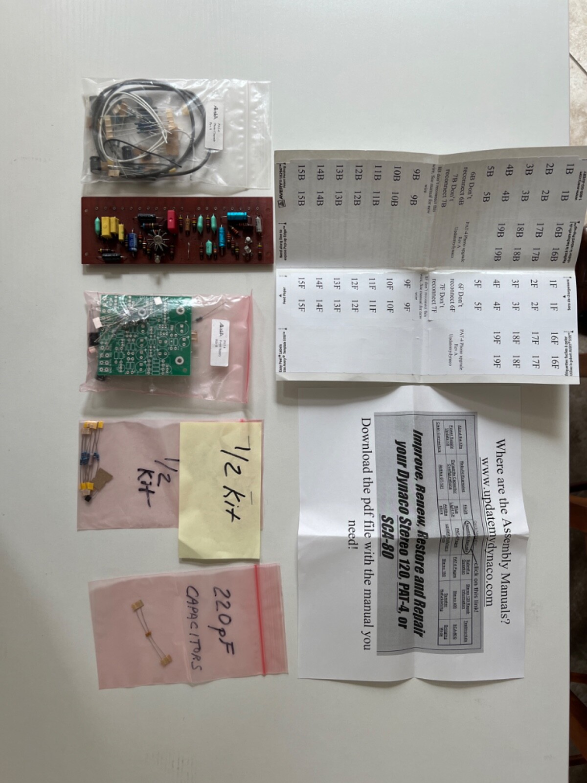 Dynaco PAT4 Stereo Preamp(not working) comes with restoration parts eBay