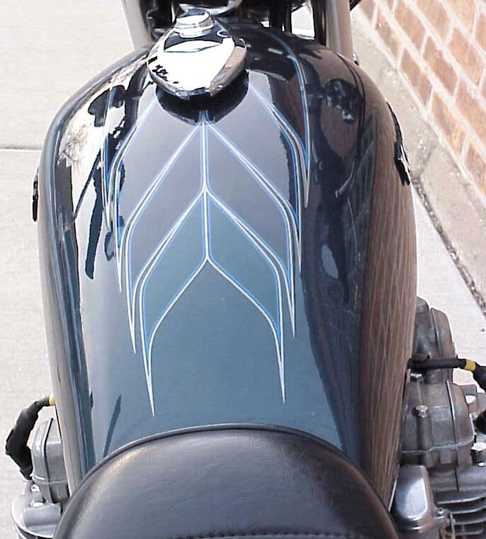 1980 Kawasaki KZ1000 LTD B4 - Complete PIN STRIPING Decals Set