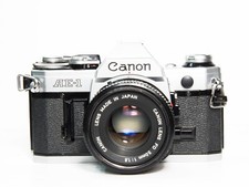 Canon AE-1 35mm SLR Film Camera w/ 50mm f1.8 ...