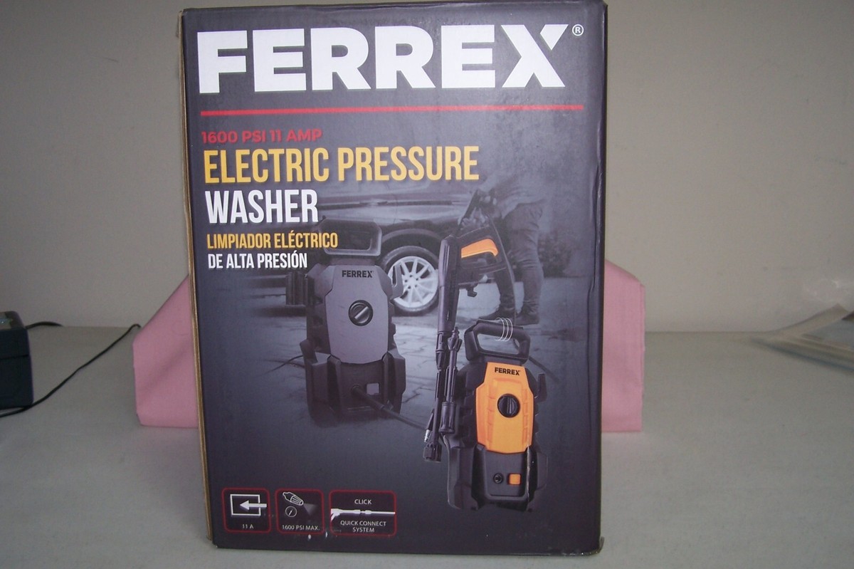Ferrex 1600 PSI and 11 A Electric Pressure Washer NEW in Box Quick