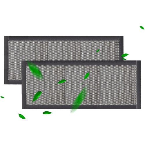 2x Floor Register Screen Vent Mesh-Air Vent Screen Cover-Magnetic PVC Vent Mesh