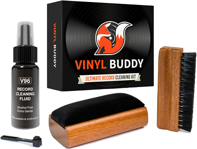 #ad Vinyl Record Cleaning Kit Includes: Record Cleaner Velvet Record Brush $22.71