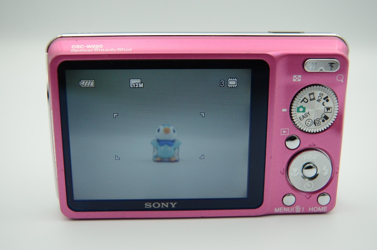 Sony Cyber-shot DSC-W220 12.1MP Digital Camera - Pink for Sony Cyber-shot DSC-W220 12.1MP Digital Camera - Pink for
