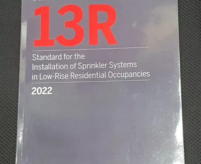 NFPA 13R Standard for the Installation of Sprinkler Systems in 2022 USA STOCK