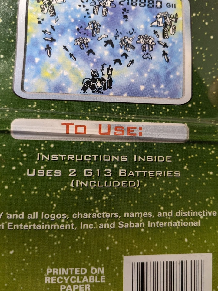 Power Rangers Lost Galaxy Llavero Electrónico Portátil Juego LCD Foto 4 de 4