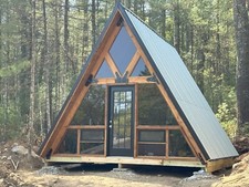 A Frame Plans for a Cabin, Tiny Home, Airbnb,...