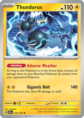Thundurus 70/197 Rare Holo | Obsidian Flames | Pokemon Card | eBay Thundurus 70/197 Rare Holo | Obsidian Flames | Pokemon Card | eBay