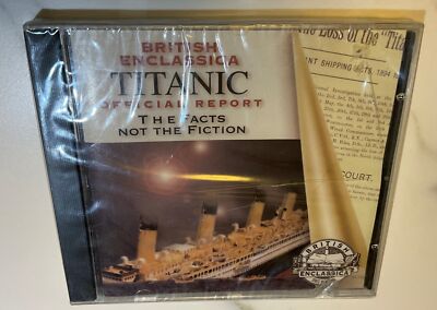 Offizieller Bericht der britischen Enclassica Titanic: DIE FAKTEN, KEINE FIKTION.  CD ROM DISC