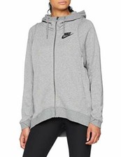 Nike NSW Women's Grey Heather Modern Cape Hoodie AT5432-091 Size S NWT