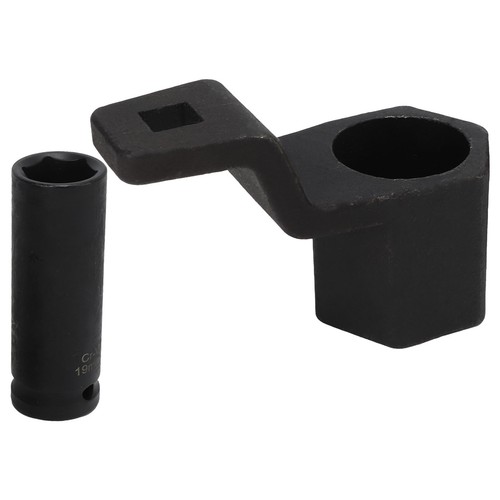 Harmonic Balancer Socket Honda Acura Moker 50mm Crankshaft Pulley Wrench &amp; 19mm Harmonic Balancer Socket - 2 Piece Tool Set For Honda/Acura Acura Pulley Removal Tool