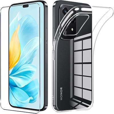 TRANSPARENT COVER + TEMPERED GLASS FILM FOR HONOR 200 LITE 5G TPU case