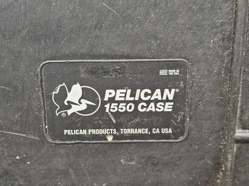 Pelican 1550 Hard Case Transit Storage Container Camera Gun Vented Plastic - Picture 4 of 17