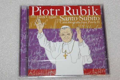 Piotr Rubik -  Santo Subito Cantobiografia Jana Pawła II CD NEW Release Polish 