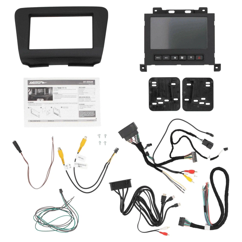 METRA 95-6552B AFTERMARKET 7" DISPLAY STEREO DASH KIT for 2015+ DODGE CHALLENGER - Image 3 of 3