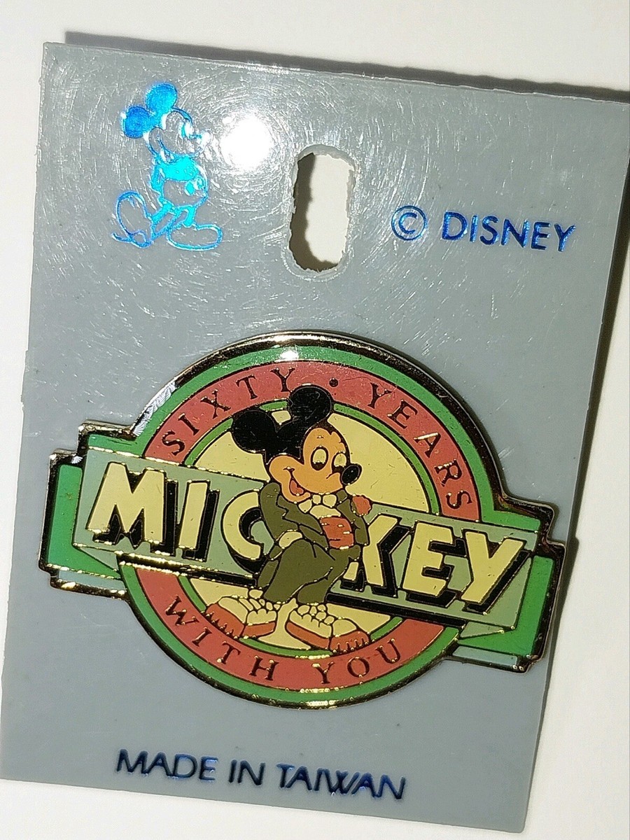 Disney pin Mickey mouse 60 sixty years With You | eBay