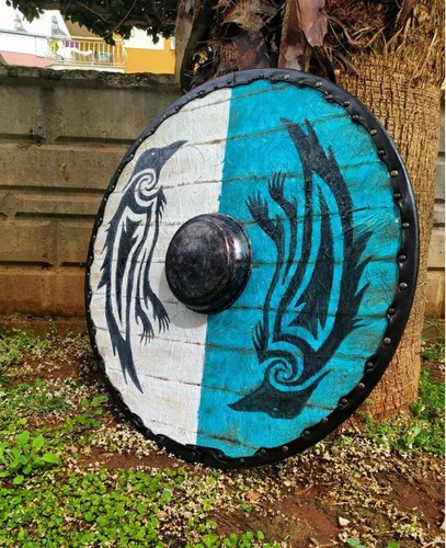 Assassins Creed Valhalla, Shield Cosplay, Historical, Medieval, Round, Games - Picture 3 of 3
