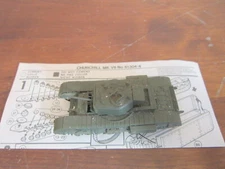 KIT 1/72 AIRFIX 61304-4 CHURCHILL Mk II TANK MODEL MOUNTS WITH INSTRUCTIONS