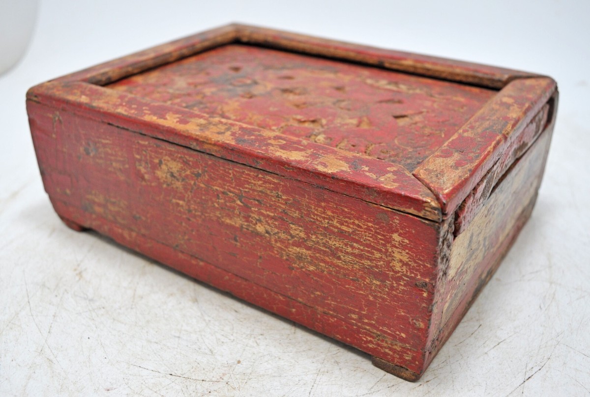Vintage Wooden Kitchenware Spice Box Original Old Hand Crafted | eBay