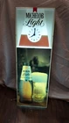 vintage 1981 michelob light lighted beer sign With Clock