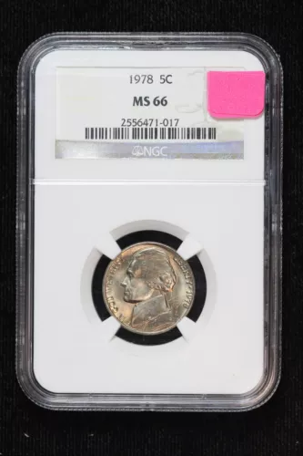 1978 Jefferson Nickel NGC MS 66 3A7E