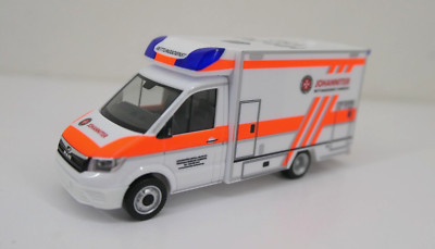 Herpa 1:87 - MAN TGE Fahrtec RTW ''Johanniter Hamburg'' - 098182