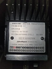 BENDIX TRANSPONDER MST67A p/n 066-01143-0601 - 2 UNITS SERVICABLE REMOVED FA50