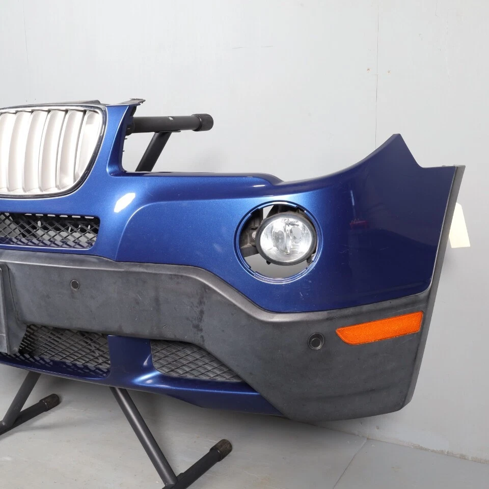 2007-2010 BMW X3 E83 Front Bumper Cover Montego Blue 51113445878 OEM Used Foto 4 de 4