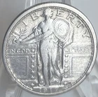 1917 Type 1 Standing Liberty Quarter, Fine Details- 90% Silver Coin