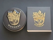 1 OZ SILVER 7 WONDERS OF THE WORLD GREAT MAUSOLEUM AT HALICARNASSUS W/ GIFT TIN