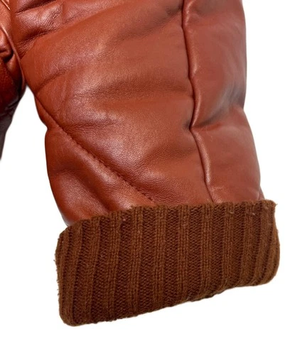LESUEDE Suede Leather Jacket Genuine Leather Men's Size 38/97cm Brown image 7