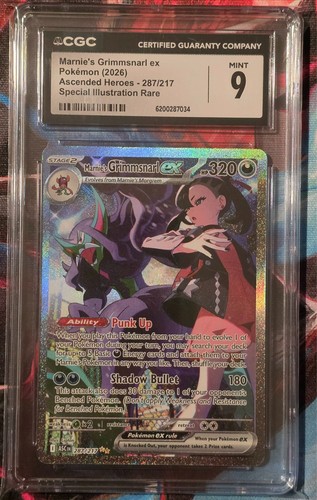 Marnie's Grimmsnarl ex graded CGC 9 for sale on eBay