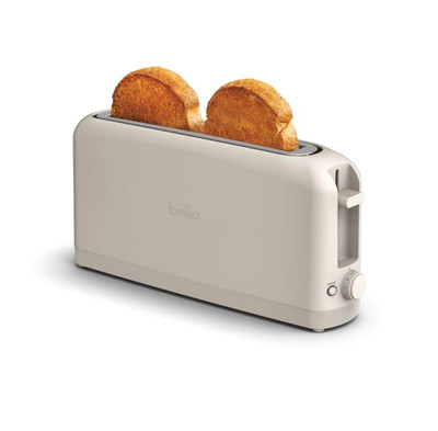 Bella 2 Slice Slim Toaster,Fits-anywhere Kitchenware,6 Setting Shade Control