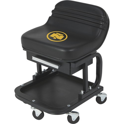 #ad Northern Tool Equipment Mechanic#x27;s Roller Seat with Built in Storage 300 Lb. $114.99