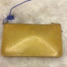 Louis Vuitton Gold Embossed Clutch